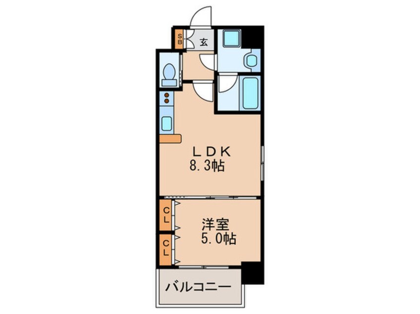 間取図 Choei65 プレジオ中津