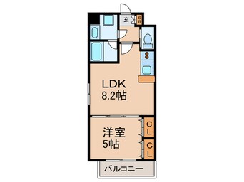 間取図 Choei65 プレジオ中津