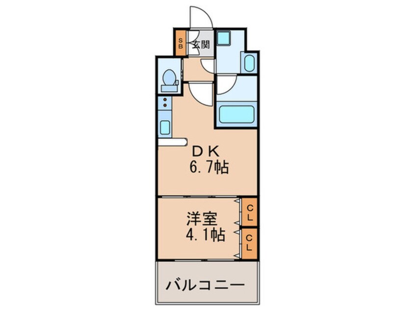 間取図 Choei65 プレジオ中津