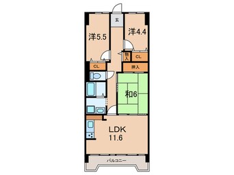 間取図 東加古川ハイタウンC棟（617）