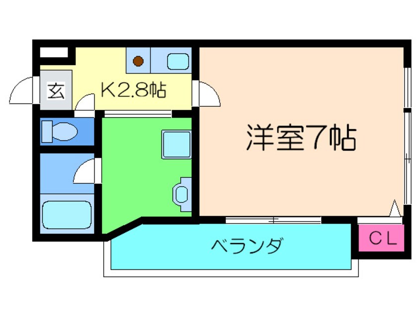 間取図 ＯＲＧ　ＵＥＭＡＣＨＩ