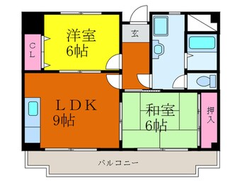 間取図 タウンコート２６