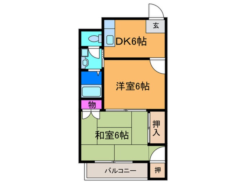 間取図 ファミリア８７