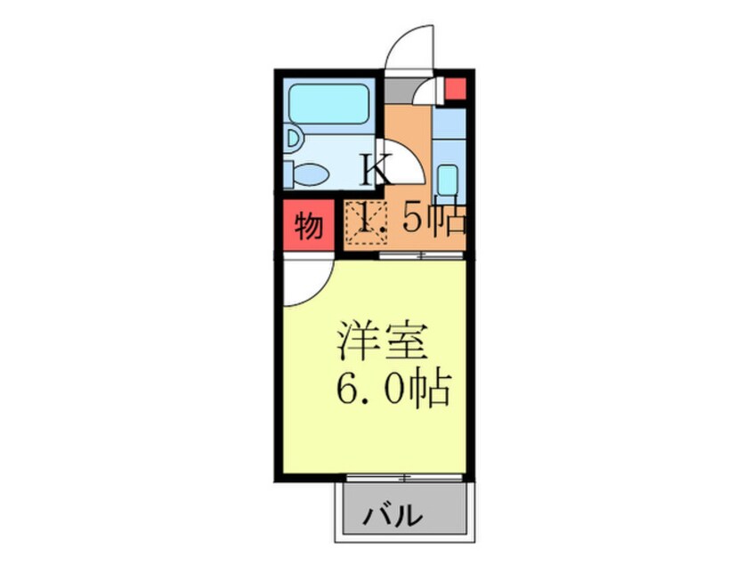 間取図 ラムズ昭和町