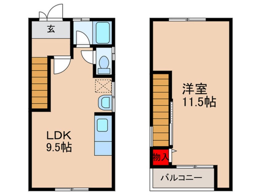 間取図 出在家町戸建