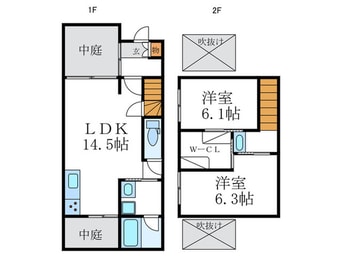間取図 仮）今出川コートハウス