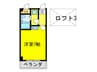 プレアール櫛屋町 1Rの間取り