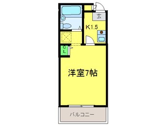 間取図 プレアール櫛屋町