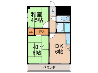 間取図 ヴェルドミール照ヶ丘