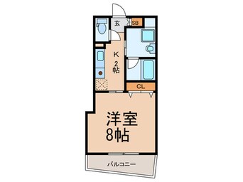 間取図 ＣＩＴＹ　ＳＰＩＲＥ美章園