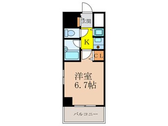 間取図 コスモプラザ新大阪