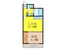 サンロイヤルハイツ 1LDKの間取り