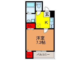 間取図 Lotus Vista Izumi