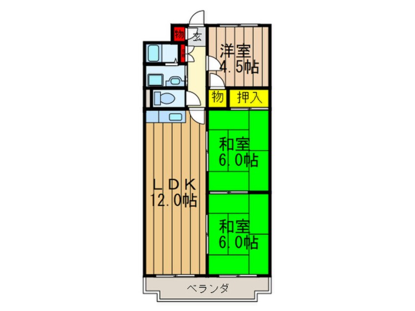 間取図 ドミール･アーク