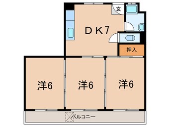 間取図 桑畑高徳マンション
