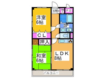 間取図 ベルジュール新金岡