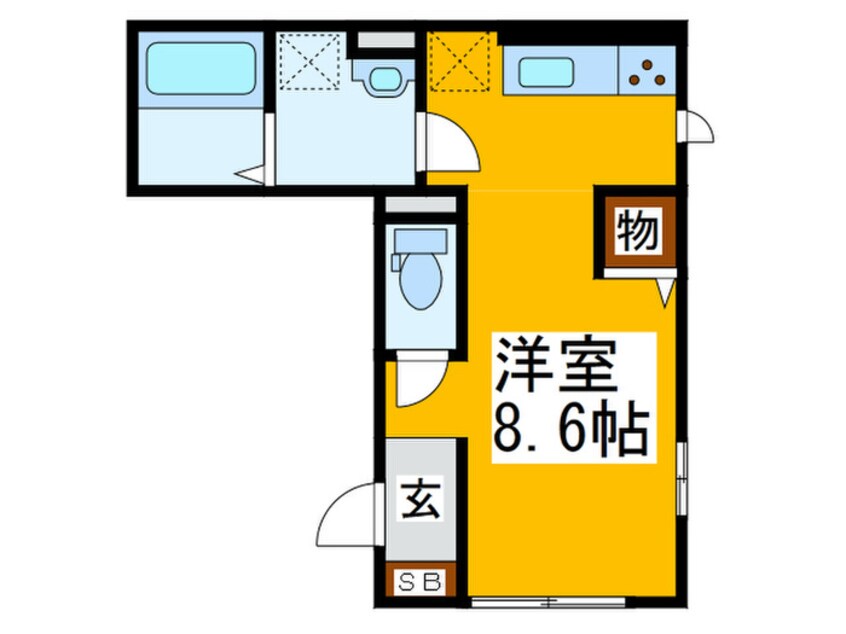 間取図 ダイヤモンドフジ桃谷