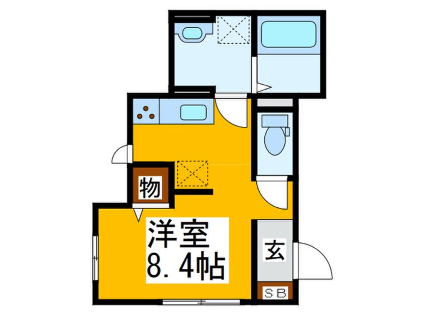 間取図 ダイヤモンドフジ桃谷