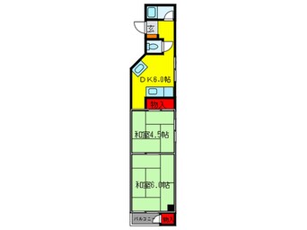 間取図 新桃井ビル