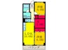 バルカポンテ 2LDK+Sの間取り