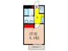 ワコーレヴィータ江坂ＷＥＳＴ 1Kの間取り