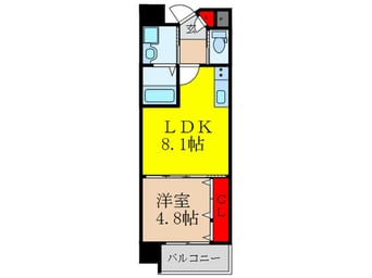 間取図 ル・レーヴ江坂