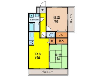 間取図 砂子マンションＨＦ