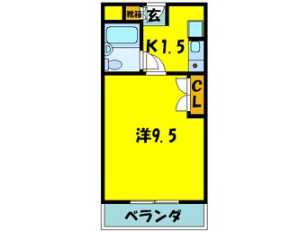 間取図 メゾンドソレイユ太田