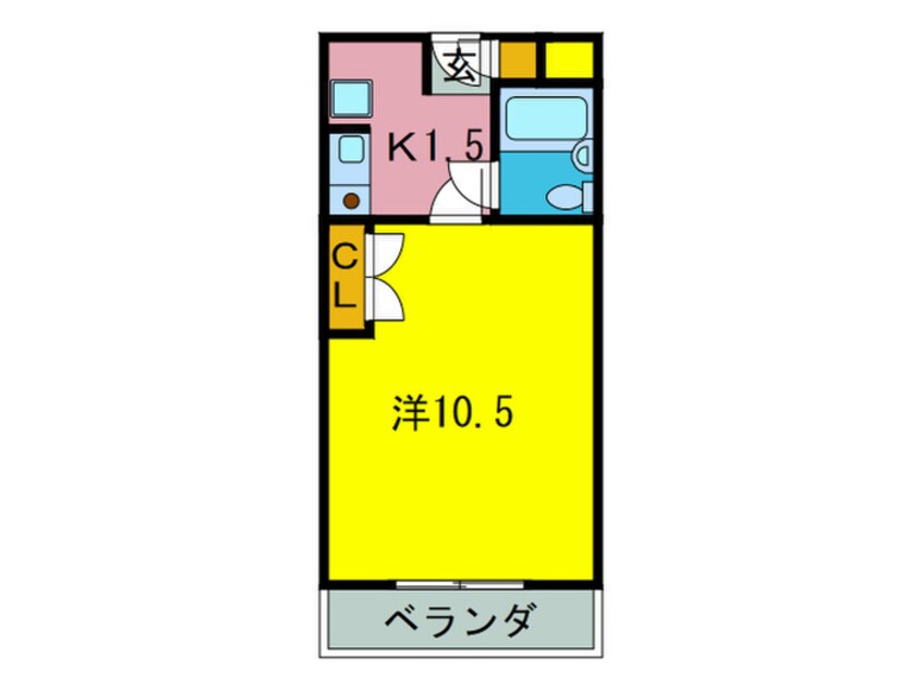 間取図 メゾンドソレイユ太田