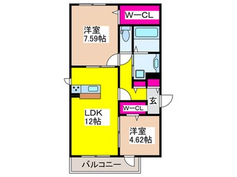 間取図 Active平野本町