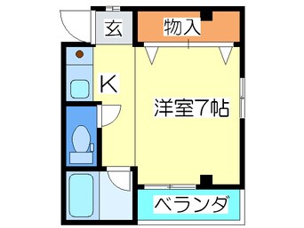 間取図 メゾン堂ヶ芝