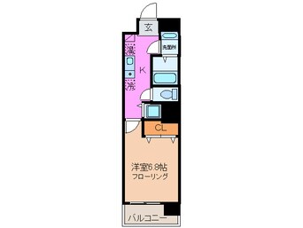 間取図 グランドタワ－三宮