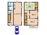 賃貸一戸建住宅等　テラスハウス 3LDKの間取り