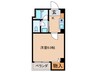 Collection桜ノ宮Ⅰ 1Kの間取り
