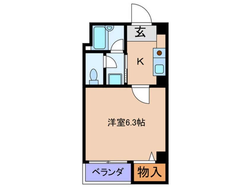 間取図 フォ－レストハイム森本