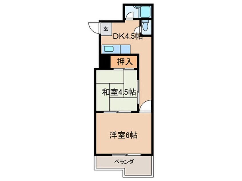 間取図 サクセス照ケ丘