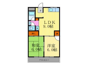 間取図 ロイヤルハイツ藤田