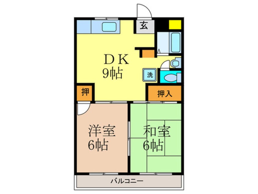 間取図 ロイヤルハイツ藤田