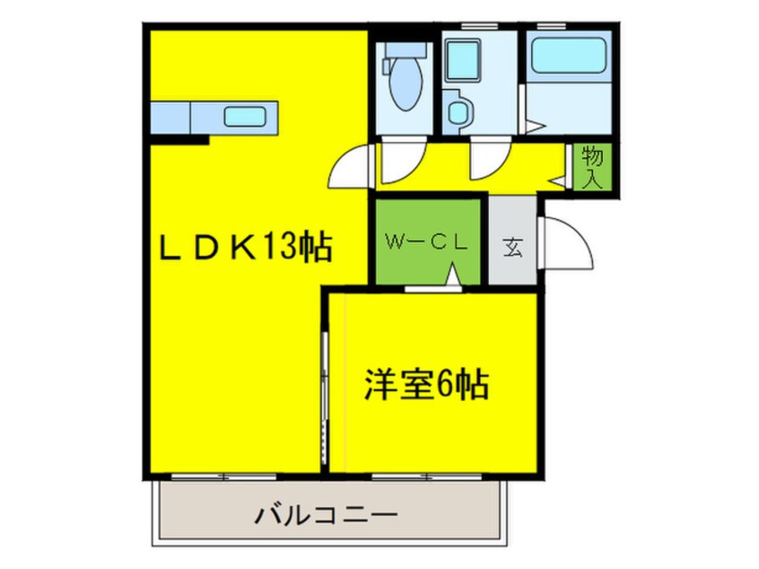 間取図 セジュ－ル　ピア