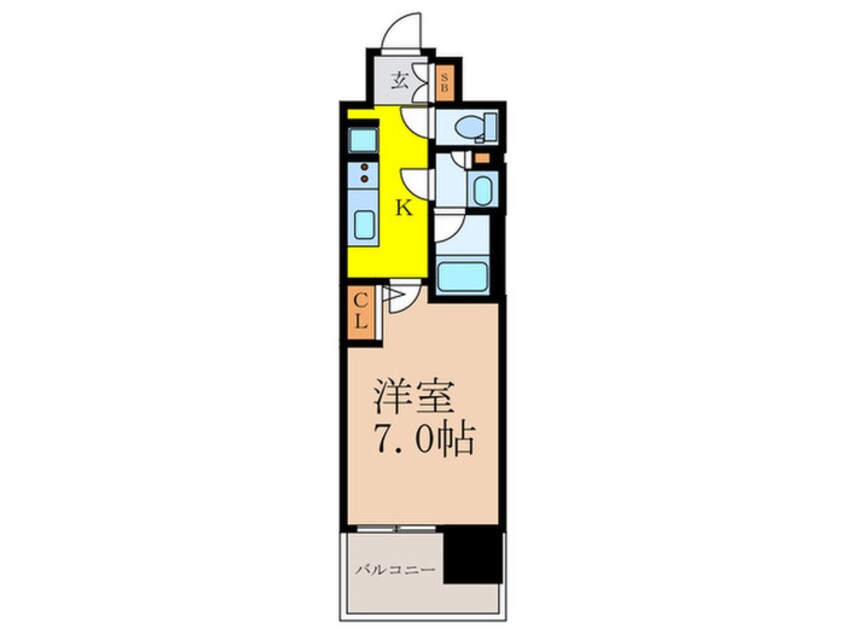 間取図 コンフォリア新大阪宮原Q