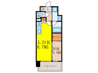 間取図 コンフォリア新大阪宮原Q