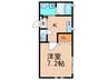 La estacion 1Kの間取り