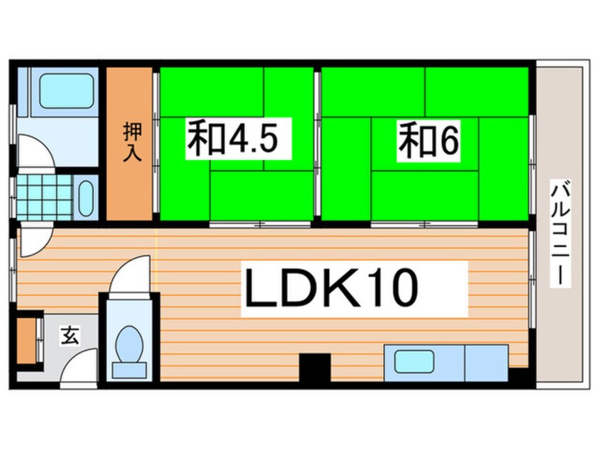 間取図 丸善ビューマンション