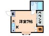 パビヨン南草津 1Rの間取り
