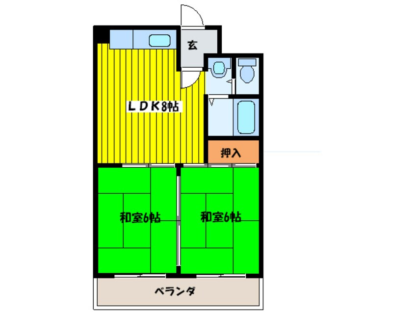 間取図 ジョイテルⅢ