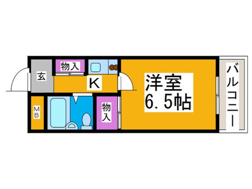 間取図 ラ・シャンブル福田１号館