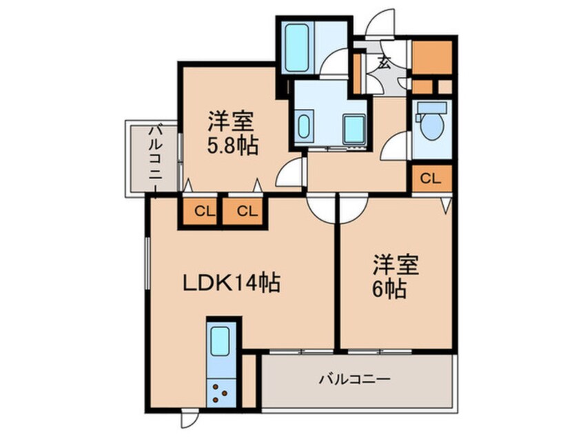 間取図 ソフィット宮川