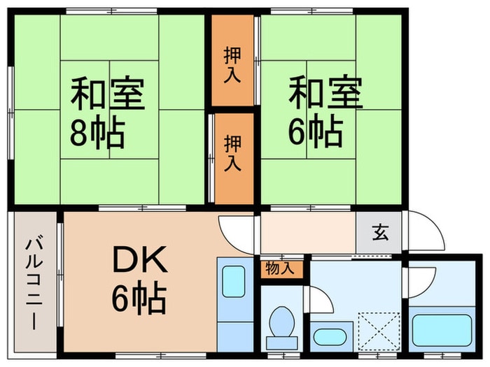 間取り図 ハイムオークラ