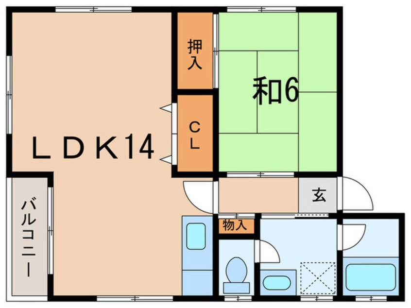 間取図 ハイムオークラ
