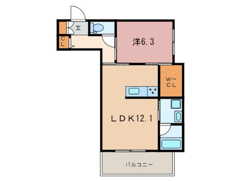 間取図 フォレスト香櫨園